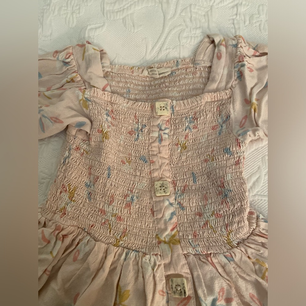 Girls Smocked Dress